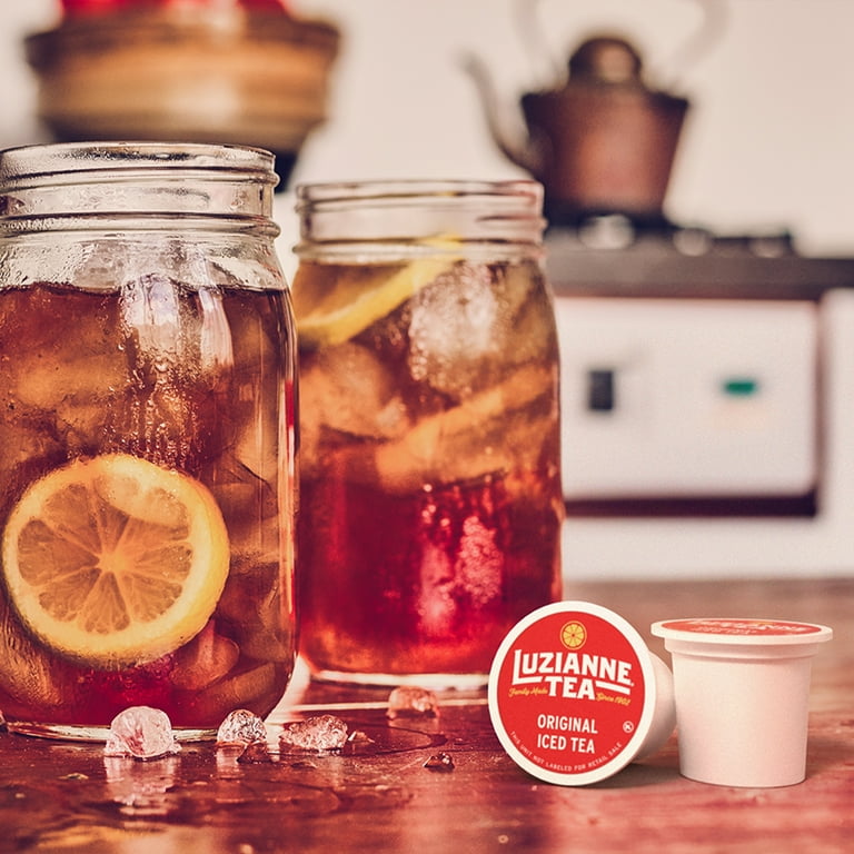 Luzianne Unsweetened Iced Tea Single Serve Cups Compatible with