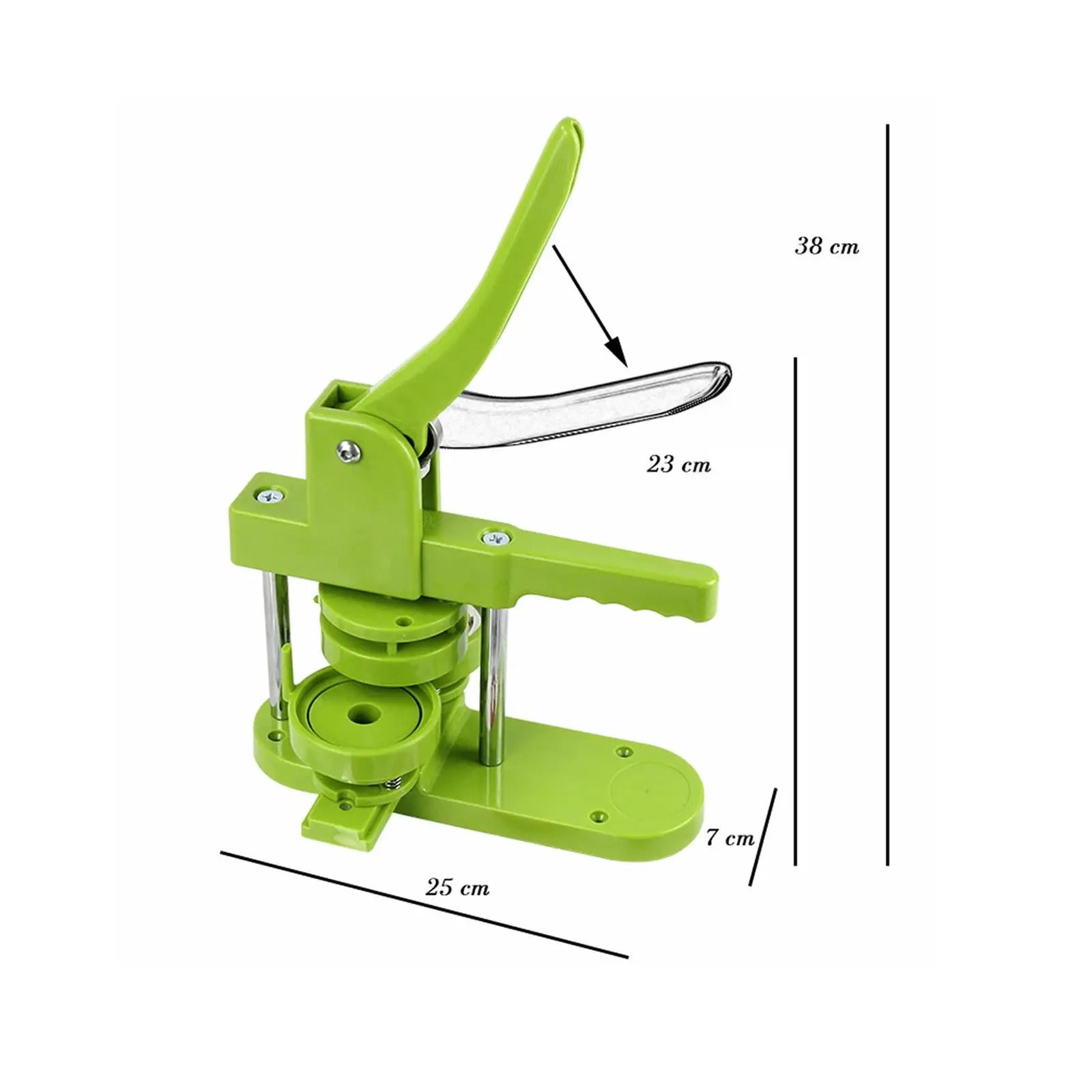 Button Maker Machine Practical Pinback Button Supplies Mould Making Pin Button Maker Press Machine ,Beginner-Friendly