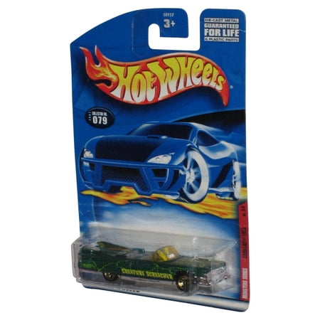 Hot Wheels Monster Series (2001) Mattel Cadillac 1959 Green Toy Car #079