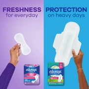 Always Thin No Feel Protection Daily Liners, Regular, Unscented, 120 Count
