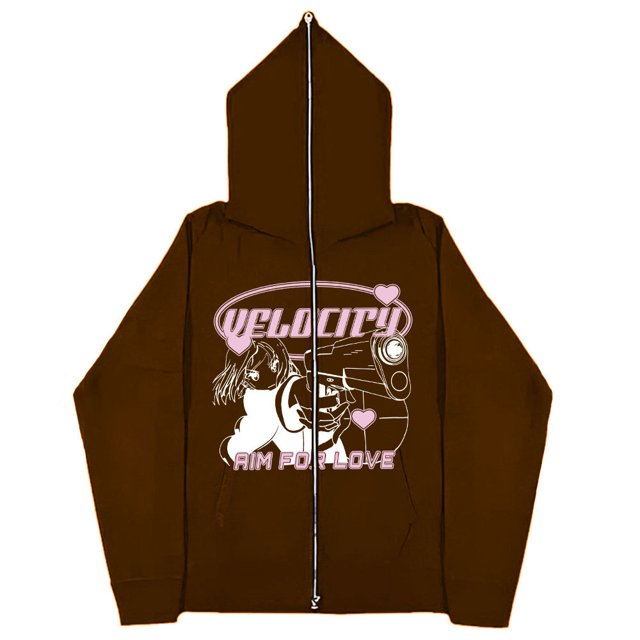 Sudaderas de chica oscura europea y americana para hombres y mujeres, sudaderas con capucha góticas para parejas, sudadera de Cremallera larga de talla grande Harajuku 2023