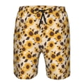 thumbnail image 3 of Fotbe Vintage Plaid Cute Sunflower Trajes de Baño Estampados para Hombre, Shorts de Verano de Secado Rápido, Ropa de Playa, Bañadores-X-Large, 3 of 6