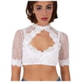thumbnail image 1 of HNMKIU Stylish Tube Top - Versatile Breathable Bra Sleeve for Festive Occasions - Ruffled Design for Trendy Wear - Comfortable and Backless Top for Summer, 1 of 4