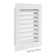 thumbnail image 1 of Rejillas de pared Uxcell, 8 x 8 pulgadas, 1 juego de rejilla de ventilación de aluminio, con louver y malla, 1 of 5
