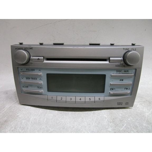 Pre-Owned 07 08 09 Toyota Camry 11815 AM FM CD Radio Receiver 86120-06180 OEM LKQ (Good)