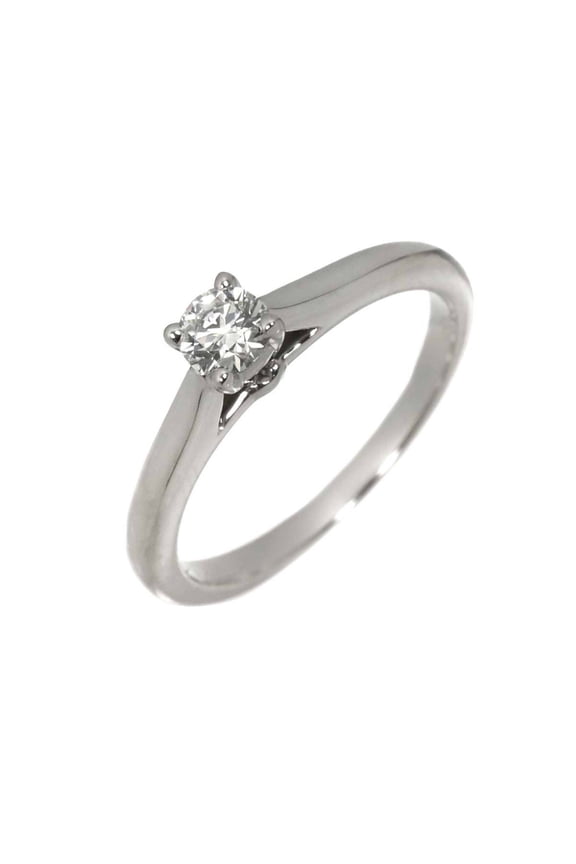 Pre-Owned Cartier 1895 Solitaire Ring #47, 0.19ct Diamond, Platinum.