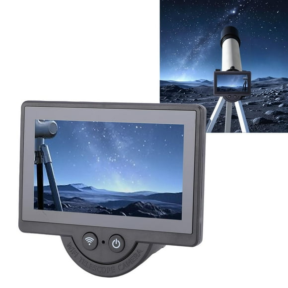 Digital WiFi Electronic Eyepiece Camera Recording Via App 4.3 Inch Screen Digital Telescope Eyepiece Camera for 26mm to 47mm Telescopes