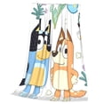 thumbnail image 7 of Lsque Bluey Pattern Fuzzy Fleece Throw Blanket Extra Large,Super Soft,Fluffy and Warm Blankets for Couch,Bed,All Season Use (40"x30"), 7 of 7