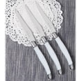 thumbnail image 4 of Cuchillo Profesional con Mango LaguioleWhite 14Pzas 23 cm Blanco Acero Inoxidable Cuchillo para carne., 4 of 4