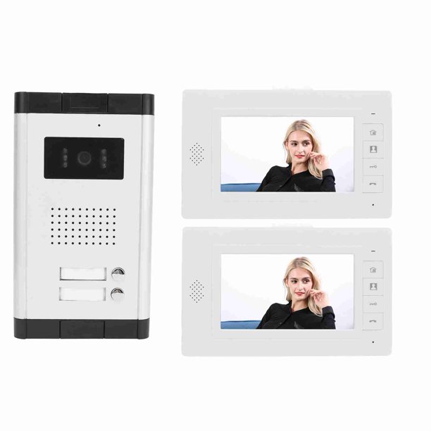 Kit De Teléfono De La Puerta De Video, Videos De Videos AC100-240V Visión Nocturna De 7 Pulgadas TFT Para Villa
