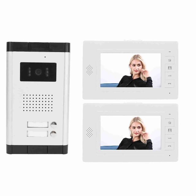 Kit De Teléfono De La Puerta De Video, Videos De Videos AC100-240V Visión Nocturna De 7 Pulgadas TFT Para Villa