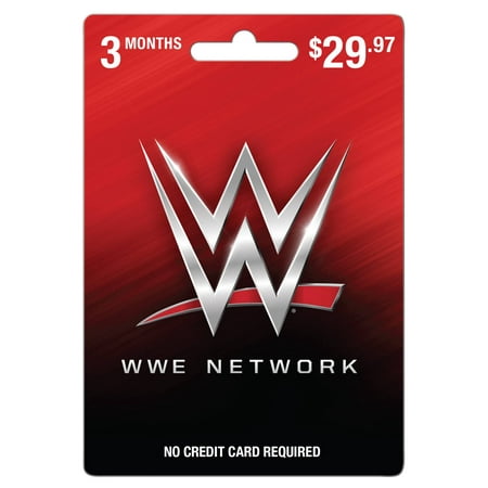 WWE 3 month Gift Card (email delivery)