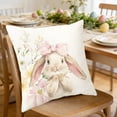 thumbnail image 5 of Djunllk Pillow Covers 18x18, Spring & Easter Cozy & Breathable Holiday Home Farmhouses Decorative Pillowcases, 5 of 6