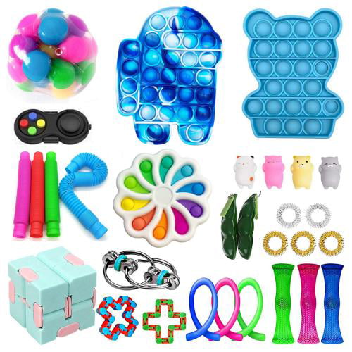 Details about   4X Fidget Toys Set Sensory Toys Bundle Pack for Autistic ADHD Stress Relief US 