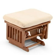 Storkcraft Traditional Style Glider Ottoman, Cognac