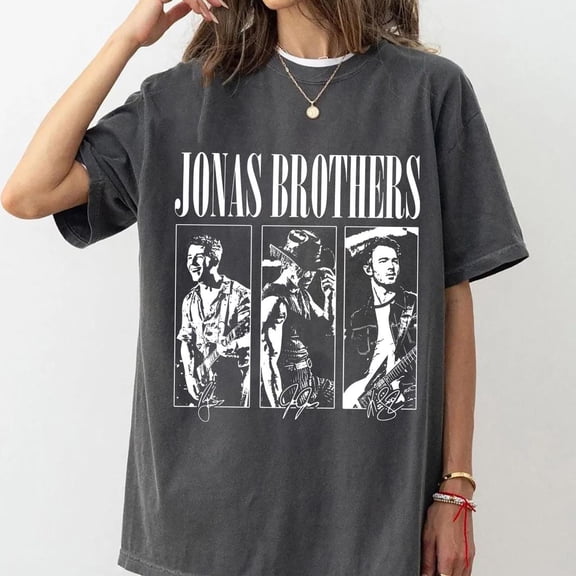 Jonas Brothers Vintage T-Shirt, The Burning Up Tour All Over Again Graphic Tee