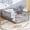 Gray without Door, variant on Bellemave Full Montessori Floor Bed with High Rails & Door and Slats, Wooden Easy Assemble Full Size Beds Frame with Guardrails, No Box Spring Needed,Gray