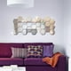 thumbnail image 4 of Billuyoard 12 unids/set hexágono extraíble acrílico espejo arte calcomanía DIY pegatinas de pared espejo 3D como dormitorio Mural adornos de Decoración del hogar plata 80mm*70mm*40mm, 4 of 6