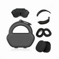 thumbnail image 1 of 9 in 1 Hard Case for AirPods Max - Tips & Smart Case Cover for AirPods Max Durable Travel Case with Full Protection for Apple Pro Max Headphones (Black), 1 of 1
