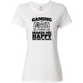 thumbnail image 3 of Inktastic Gaming Makes Me Happy Women's T-Shirt, 3 of 5