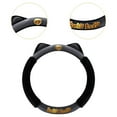 thumbnail image 6 of amleso Cat Ear Plush Steering Wheel Cover Soft Comfortable Stylish Easily Install Accessories Anti Slip for Sports Cars Suvs Vehicle black gray, 6 of 9
