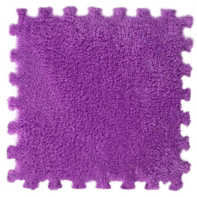 5 Pcs Casse-Tête Carré 11.81 Pouces Tapis en Velours Polyester en 14 Couleurs