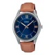 thumbnail image 1 of Reloj Casio Para Hombre De Vestir Mtpv005l-2b Cuero Café Color de la correa Plateado, 1 of 2