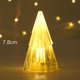 thumbnail image 2 of 4 piezas de luces nocturnas navideñas Iceberg, decoraciones navideñas LED, regalos de Nochebuena para árbol de Navidad, decoraciones para ventanas, 2 of 5