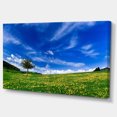 thumbnail image 2 of Spring Landscape Green Fields - Landscape Canvas Art Print, 2 of 3