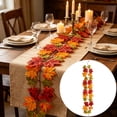 thumbnail image 4 of EWASWON 100cm Artificial Maple Leaf Garland, Faux Fall Maple Leaves Hanging Vine for Halloween Harvest Festival Home Decor, 4 of 8