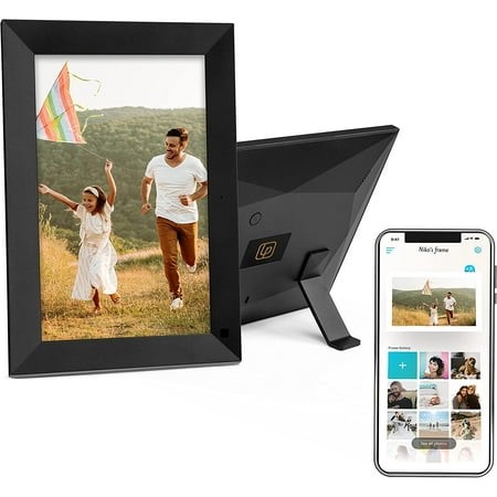 Lifeprint 10" inch Smart Wi-Fi Digital Picture Frame with Free Cloud Storage Black