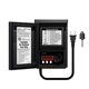 thumbnail image 1 of Malibu Paquete de energía de 120 vatios con sensor y protector contra la intemperie para iluminación de paisaje de bajo voltaje Foco Transformador para exteriores Entrada de 120 V Salida de 12 V 8100-, 1 of 8