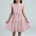 thumbnail image 2 of LUOGENLI Dress for Girls Toddler Girls Dress Ruffle Sleeveless Tiered Swing Dresses Cute Summer Beach Dress for 1 7T Girls Easter Dresses Dresses for Girls Size 10-12 Years, 2 of 5