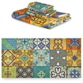 thumbnail image 2 of Dreamtimes Mexican Talavera Towel Set Absorbent Soft 3-Piece Bath Towel Hand Towel Washcloth Decorative Towels for Bathroom Gym Hotel Beach Swimming Pool, 2 of 7