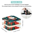 thumbnail image 5 of Christmas Snowman Travel Portable Square Jewelry Stand with Box, Display, and Bracelet Holder - Ideal for Rings, Earrings, Necklaces, and More - Suitable for Girls and Women, 5 of 6