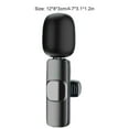 thumbnail image 3 of Guardoinrt Black Noise Reduction Dual Microphone Collar Clip For Broadcasters Restores True And Pure Human type-c, 3 of 6