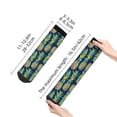 thumbnail image 4 of Pofeuu Colorful Pineapples Print 30cm Socks, Adult Running Hiking Socks for Youth and Adult, 4 of 7