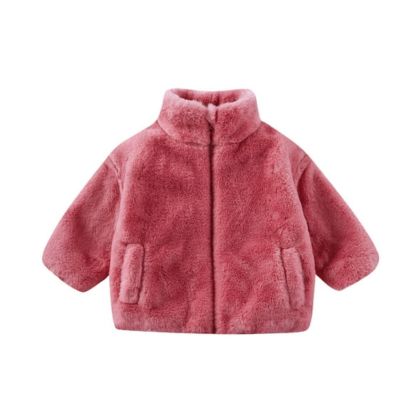 MEZZALL Girls Winter Coats Kids Jackets Long Sleeve Warm Double Outerwear Soft Cozy Toddler Jackets Long Sleeve Daily Wear Party Tops Fashionable Cartoon Clothing