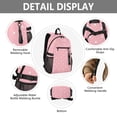 thumbnail image 4 of JIALIOU 14" Laptop Backpack Waterproof Airline Approved Stylish Casual Daypack for Travel Business College Work, Red Pink Polka Dot, 4 of 8