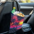 thumbnail image 4 of Yuyamidu Coconut Tree Car Garbage Bags Sunset Vehicle Trash Bags Bins Hanging Auto Storage Bag Universal Car Interior Accessories for Front Seat, Back Seat, 4 of 7