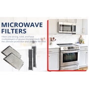 Air Filter Factory Replacement for WB6X486, WB06X10125, AF4271, G-5798 GE Range Hood Aluminum Grease Mesh Filters 2-Pack