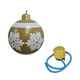 thumbnail image 5 of Gran bola inflable navideña de PVC de 20 pulgadas para exteriores, decoración navideña divertida OroCopo De NieveRayas, 5 of 9