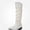 White, variant on WAVSUF Women's Slouch Mid Calf Boots Wide Width Anti Slip Pointed Toe Fall Daily Plus Size Boots Black 6