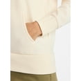 thumbnail image 5 of Time and Tru Women's and Women’s Plus Zip Front Fleece Hoodie Jacket, Sizes XS-4X, 5 of 6