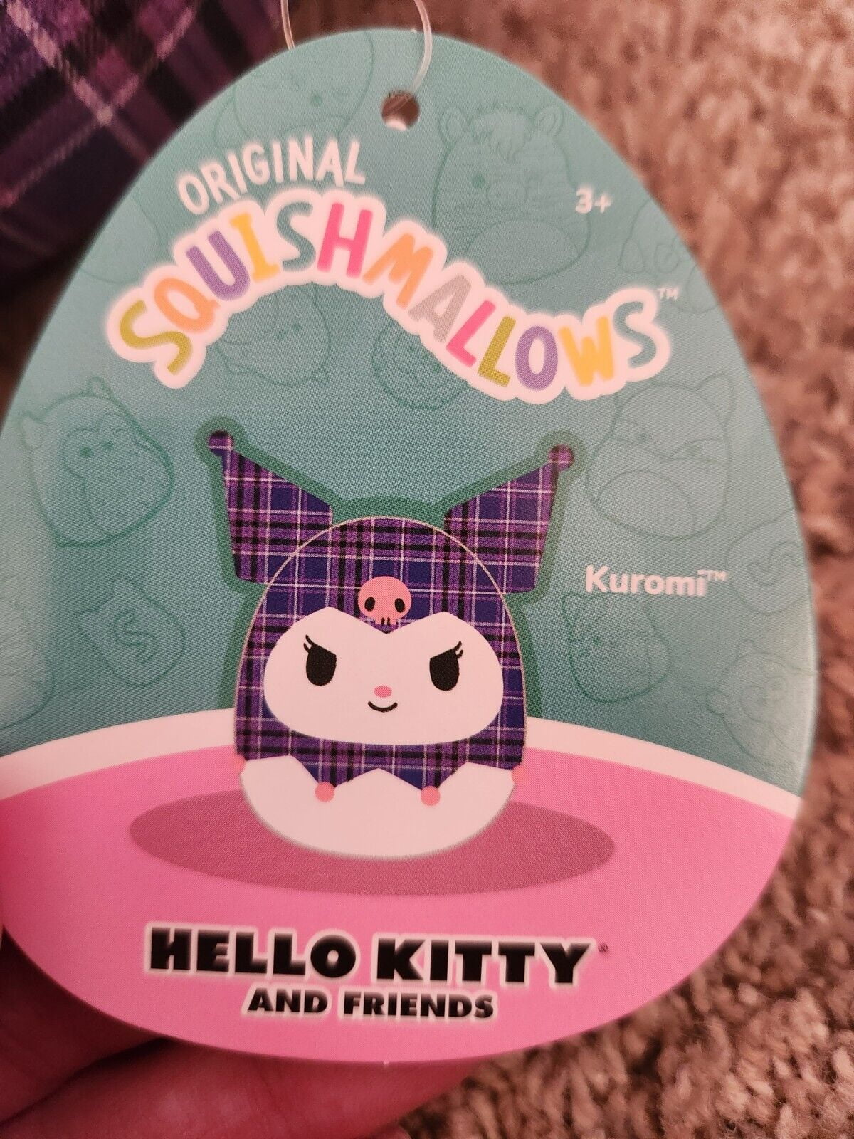  Squishmallows 6.5 Hello Kitty Plaid : Toys & Games
