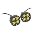 thumbnail image 4 of Foco Para Vehículos Todoterreno, 3 Modos De Luz, 2 Piezas, Luz De Trabajo LED Impermeable IP68 Para Vehículos DC 9-30V, 4 of 8
