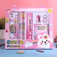 thumbnail image 4 of YIMWNYI 8-Piece Stationery Set, Pencil Case, Pencils, Ruler, Sharpener, Eraser, Notebook, Cute and Practical Design for Learning and Work, 4 of 4