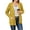 Yellow-2, variant on Women's Long Sleeve Cable Knit Sweater Open Front Cardigan Button Loose Outerwear