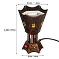 thumbnail image 2 of Masteelf Electric Bakhoor Censer Plug In Incense Burner Middle Eastern Iron Electric Incense Holder Vintage Aroma Burner For Home Office Living Room, 2 of 8