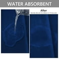 thumbnail image 2 of Tripumer 2 Pcs Memory Foam Bathroom Mat Thick Striped Memory Foam Bathroom Rugs Non Slip Washable Toilet Bathroom Mats Bathroom Rugs Super Water Absorption Machine Wash for Bathroom Floor Rug Navy, 2 of 9